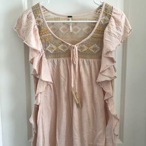 Pink Free People Shirt